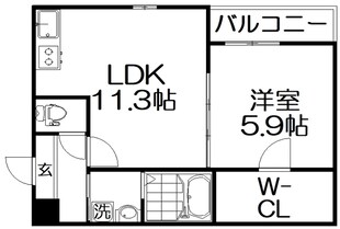 ドミール玉江の物件間取画像